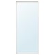 NISSEDAL Miroir, blanc, 25 5/8x59 "