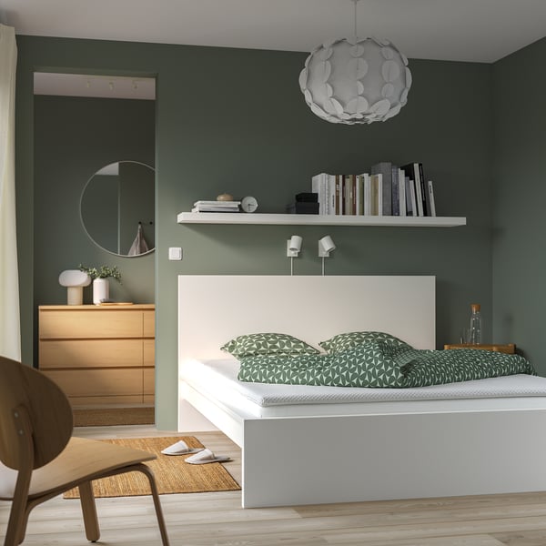 NISSEHOLM Surmatelas, blanc, Grand 2 places