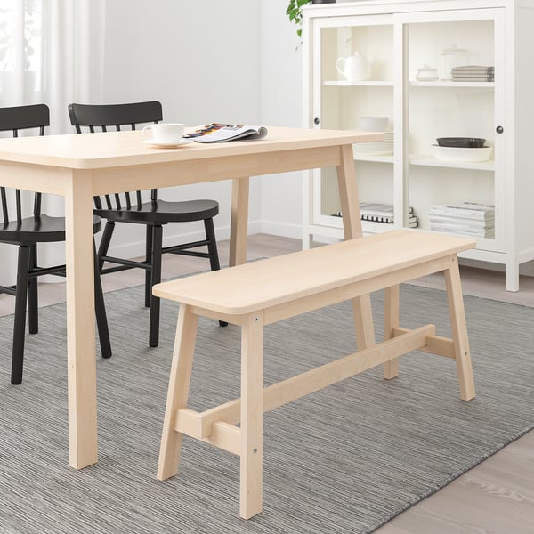 NORRÅKER Banc, bouleau, 40 1/2 "
