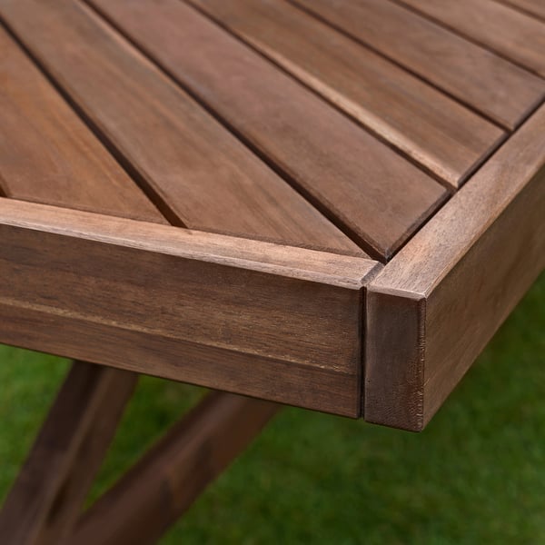 NORRMANSÖ Table, extérieur, acacia, 86 5/8x39 3/8 "