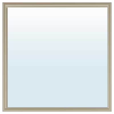 NYPONBUSKE Miroir, gris-beige, 25 5/8x25 5/8 "