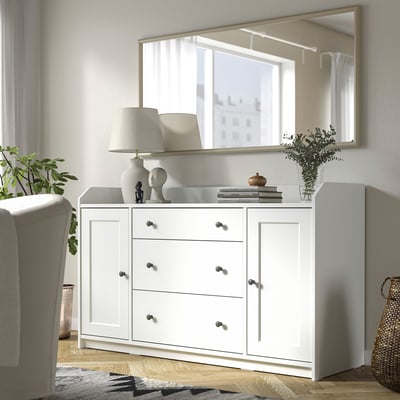 NYPONBUSKE Miroir, gris-beige, 25 5/8x53 1/8 "