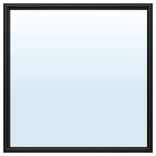 NYPONBUSKE Miroir, noir, 25 5/8x25 5/8 "