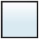 NYPONBUSKE Miroir, noir, 25 5/8x25 5/8 "