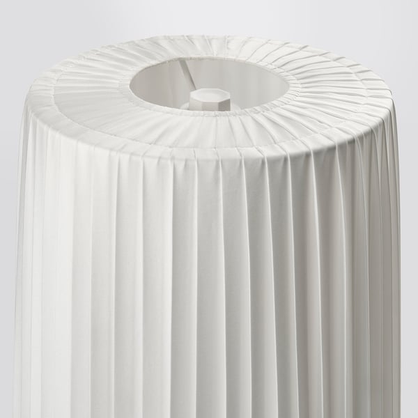 ÖKENSAND Lampadaire, hêtre/blanc