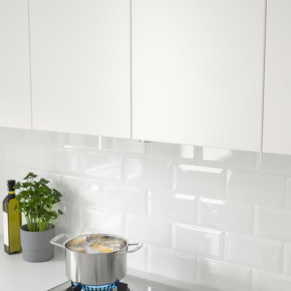 ÖMSINNAD Hotte sous armoire, acier inox