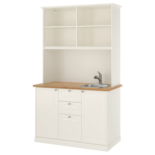 ÖNNERUP Cuisinette, blanc cassé, 51 1/8x25 1/4x86 1/4 "