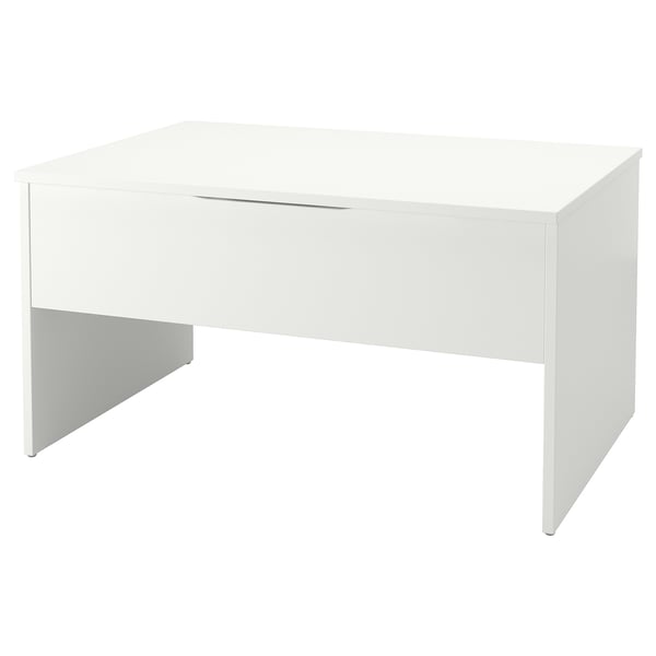 ÖSTAVALL Table basse réglable, blanc, 35 3/8 "