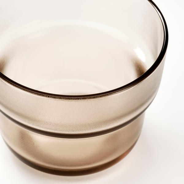 OLIVTRAST Verre, brun clair, 10 oz