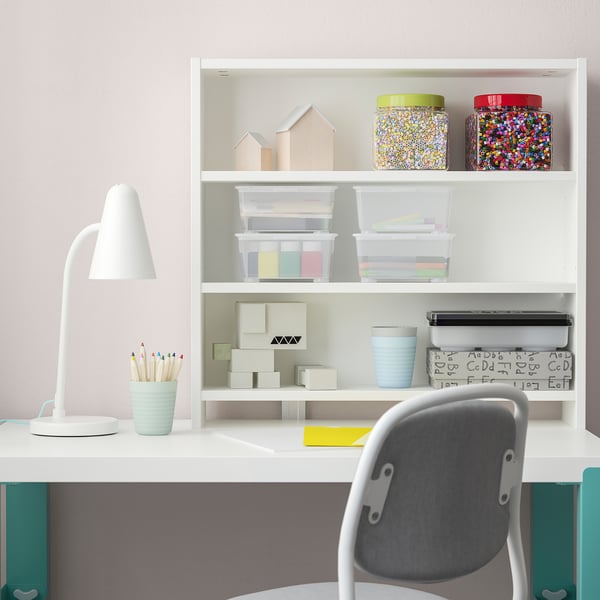 PÅHL Étagère pour bureau, blanc, 25 1/4x23 5/8 "