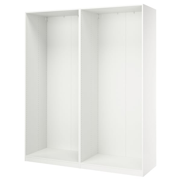PAX 2 caissons armoire, blanc, 78 5/8x22 7/8x93 1/8 "