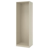PAX Caisson montage mural, gris-beige, 29 1/2x22 7/8x92 7/8 "