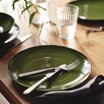 PELARKAKTUS Assiette, vert, 10 "