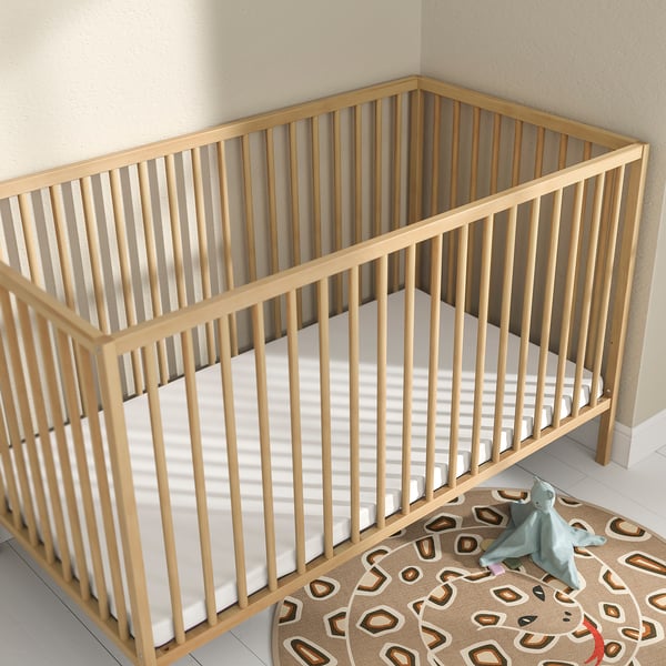 PELLEPLUTT Matelas mousse pour lit de bébé, 27 1/2x52 "