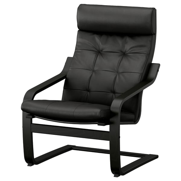 POÄNG Fauteuil, noir/Grann noir