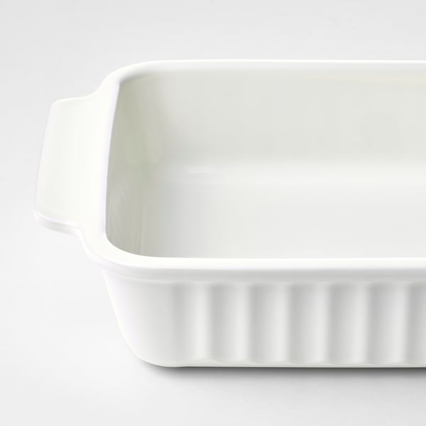 POETISK Plat à four, blanc cassé, 13x9 "