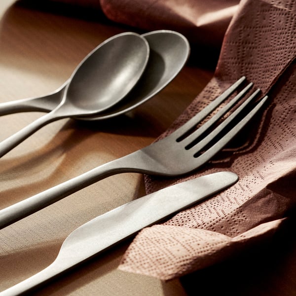 PRAKTBOTIA Service de couverts 16 pces, acier inox