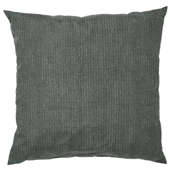 PROFETBLOMMA Coussin, anthracite, 20x20 "