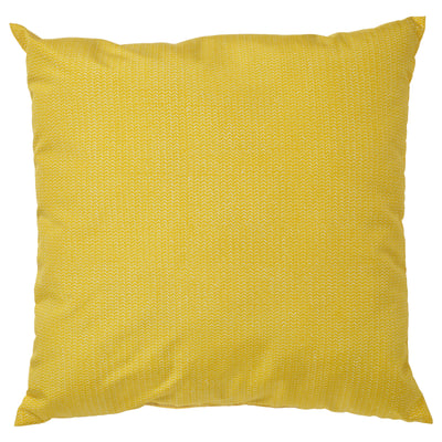 PROFETBLOMMA Coussin, jaune, 20x20 "