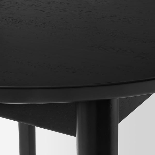 RÄVSTEN Table, hauteur plateau noir, 29 1/2 "
