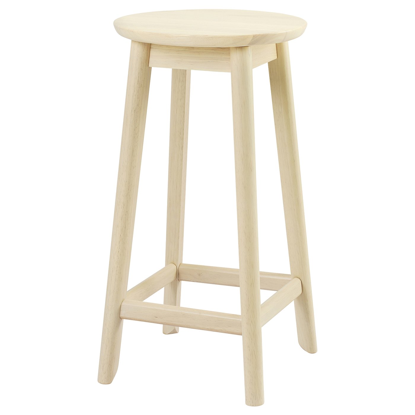 RÄVSTEN Tabouret de bar, hauteur plateau hévéa, 24 3/8 "