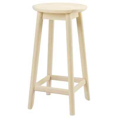 RÄVSTEN Tabouret de bar, hauteur plateau hévéa, 24 3/8 "
