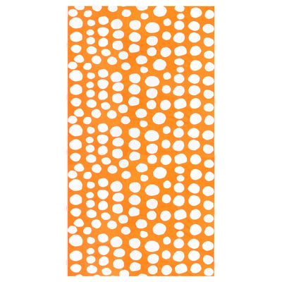RAKLOSTA Tissu précoupé, orange/blanc, 59x118 "