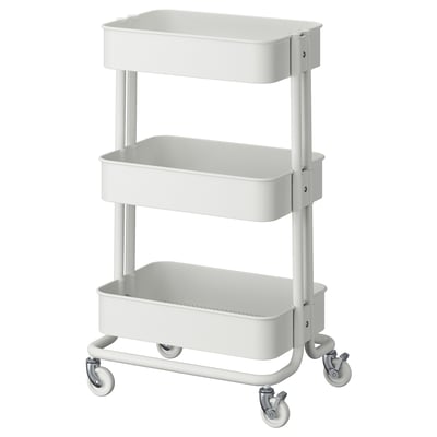 RÅSKOG Desserte, blanc, 13 3/4x17 3/4x30 3/8 "