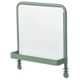 RELATERA Tableau blanc/magnétique, gris-vert clair