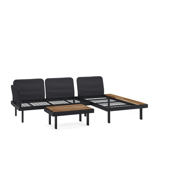 REVSKÄR Ensemble 3 places, anthracite extérieur