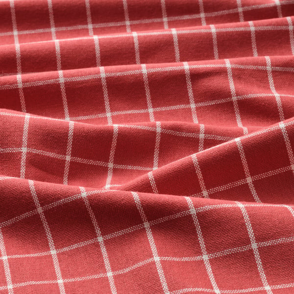 RINNIG Linge à vaisselle, rouge/beige rayé, 18x24 "