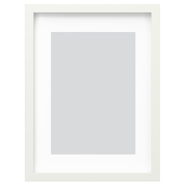 RÖDALM Cadre, blanc, 12x16 "