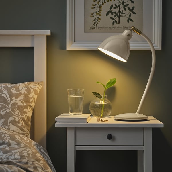 RÖDFLIK Lampe de bureau, beige clair