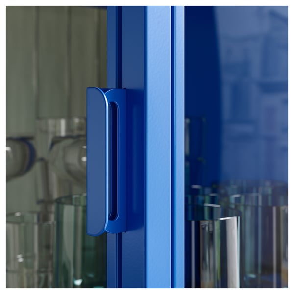 RUDSTA Vitrine, bleu, 16 1/2x14 5/8x61 "