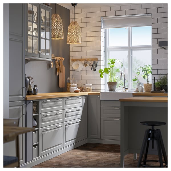 SÄLJAN Comptoir, eff chêne/stratifié, 74x1 1/2 "