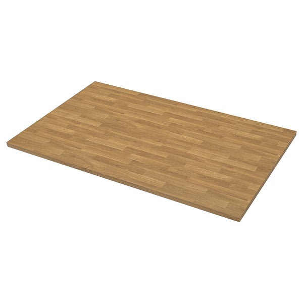 SÄLJAN Comptoir îlot cuisine, eff chêne/stratifié, 74x42x1 1/2 "