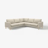 SALTSJÖBADEN Housse canapé d'angle, 4 places, Fridtuna beige clair