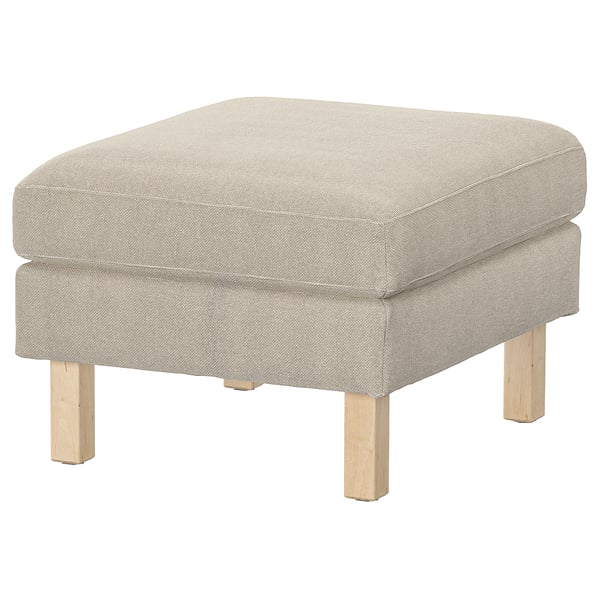 SALTSJÖBADEN Repose-pieds, Fridtuna beige clair