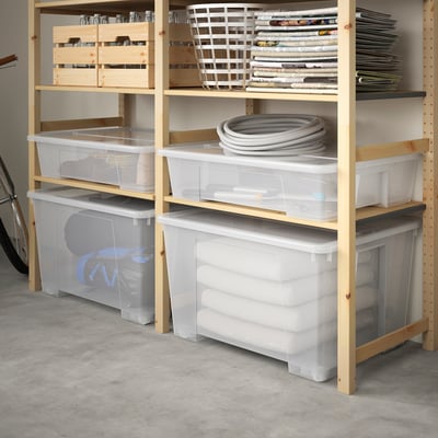 SAMLA Couvercle pour boîte 130L, transparent