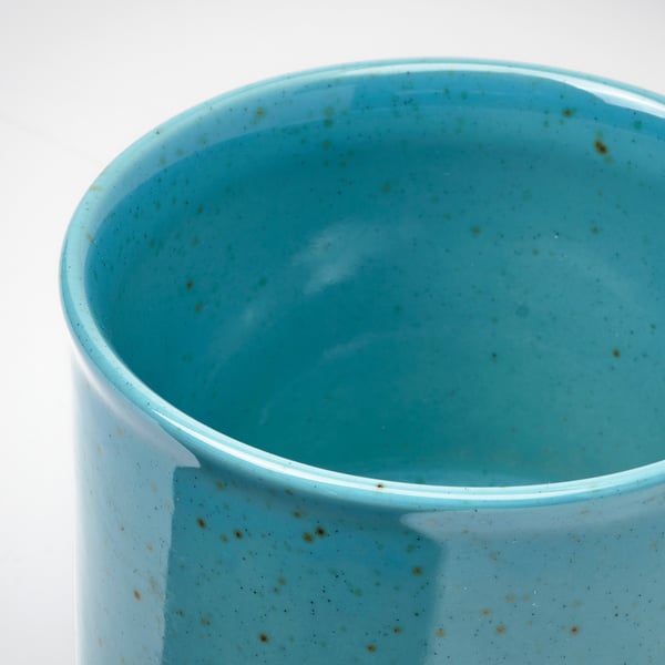 SAMMETSSYREN Cache-pot, intérieur/extérieur/turquoise, 3 ½ "