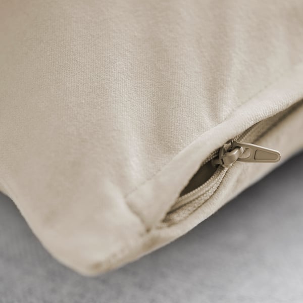 SANELA Housse de coussin, beige clair, 26x26 "