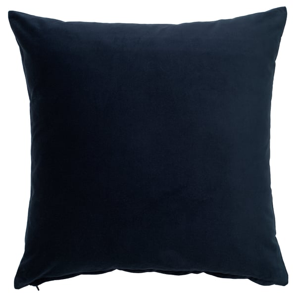 SANELA Housse de coussin, bleu foncé, 26x26 "