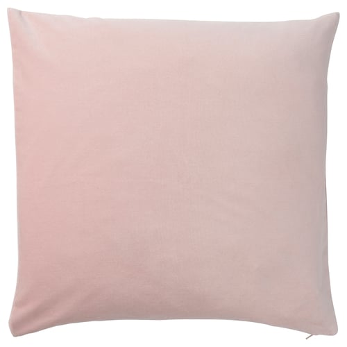 SANELA Housse de coussin, rose clair, 20x20 "
