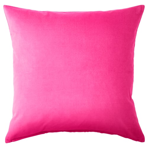 SANELA Housse de coussin, rose vif, 20x20 "