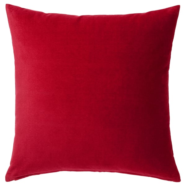 SANELA Housse de coussin, rouge, 20x20 "