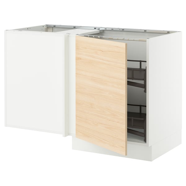 SEKTION Arm inf angle+aménagement coul, blanc/Askersund effet frêne clair, 50x24x30 "