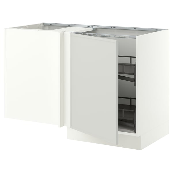 SEKTION Arm inf angle+aménagement coul, blanc/Aspudden gris clair, 50x24x30 "