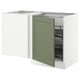 SEKTION Arm inf angle+aménagement coul, blanc/Axstad gris-vert, 50x24x30 "
