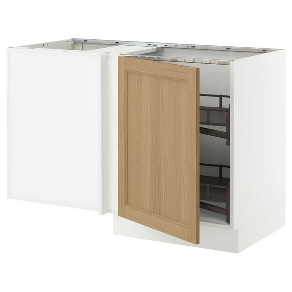 SEKTION Arm inf angle+aménagement coul, blanc/Vedhamn chêne, 50x24x30 "
