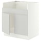 SEKTION Arm inf pr évier TALLSJÖN, blanc/Aspudden gris clair, 30x24x30 "